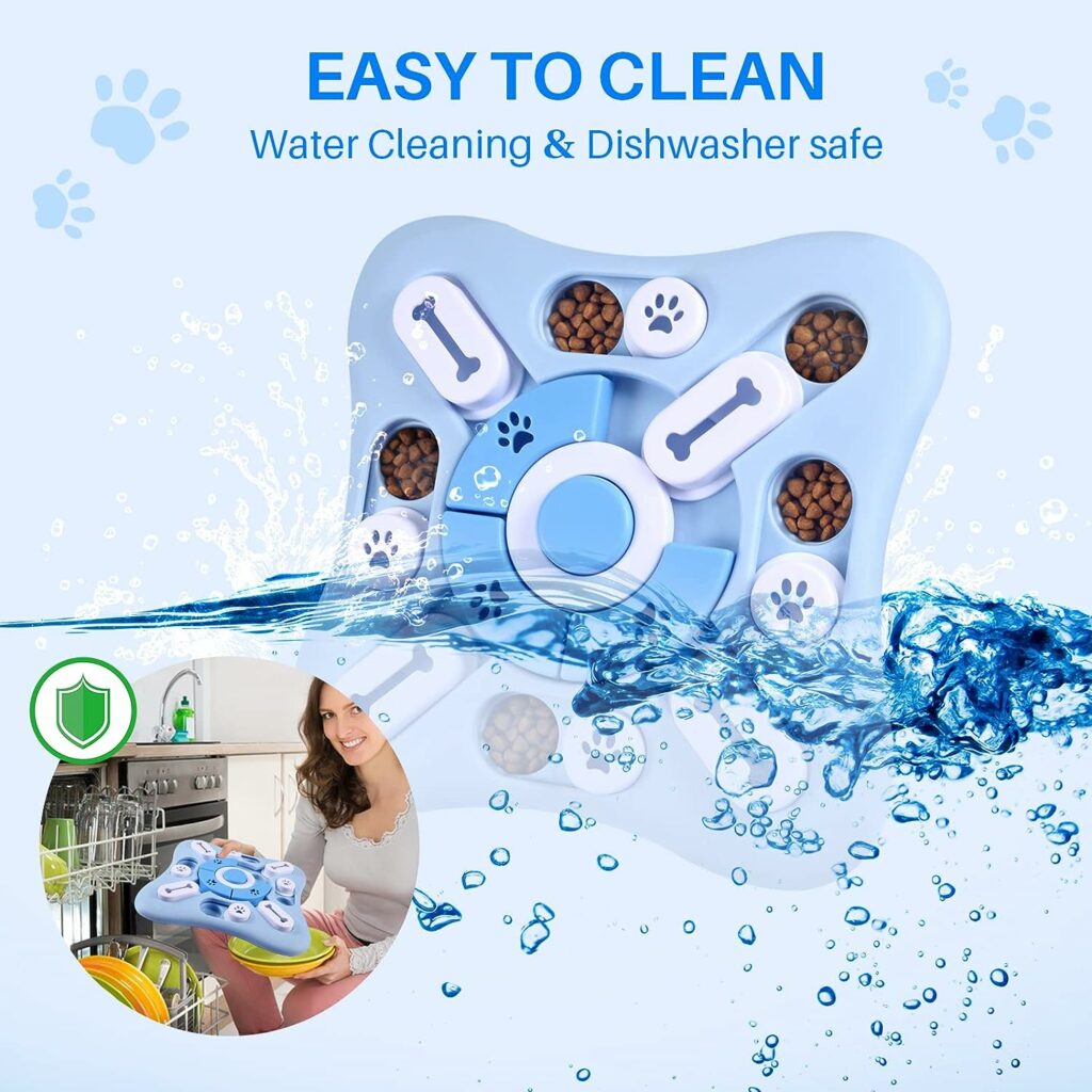 AVOAR Dog Puzzle Toys, Interactive Dog Toys for Large Medium Small Smart Dogs, Squeaky Dog Toys, Dog Enrichment Toys Dog mentally Stimulation Toys for Training, Dog Treat Chew Toy Gifts for PuppyCats