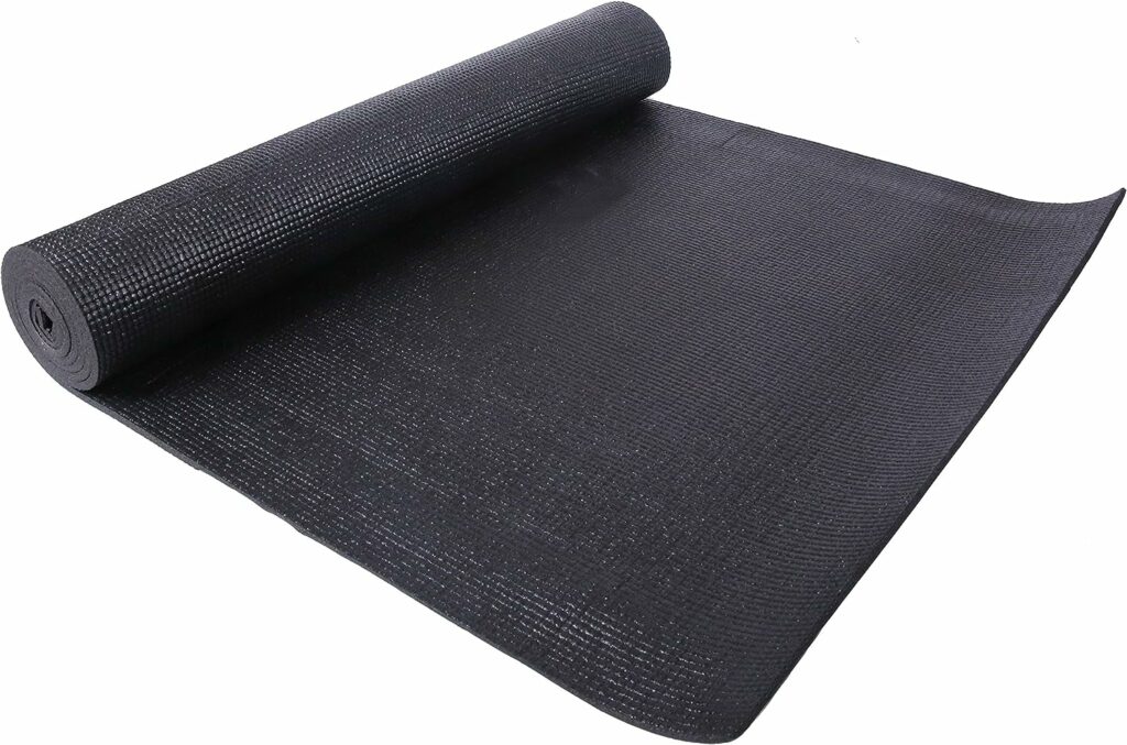 BalanceFrom All Purpose 1/4-Inch High Density Anti-Tear Exercise Yoga Mat with Carrying Strap