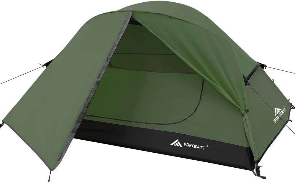 Forceatt Camping Tent 2/3 Person, Backpacking Tent Waterproof Windproof, Instant Tent with Rain Fly for Camping Hiking