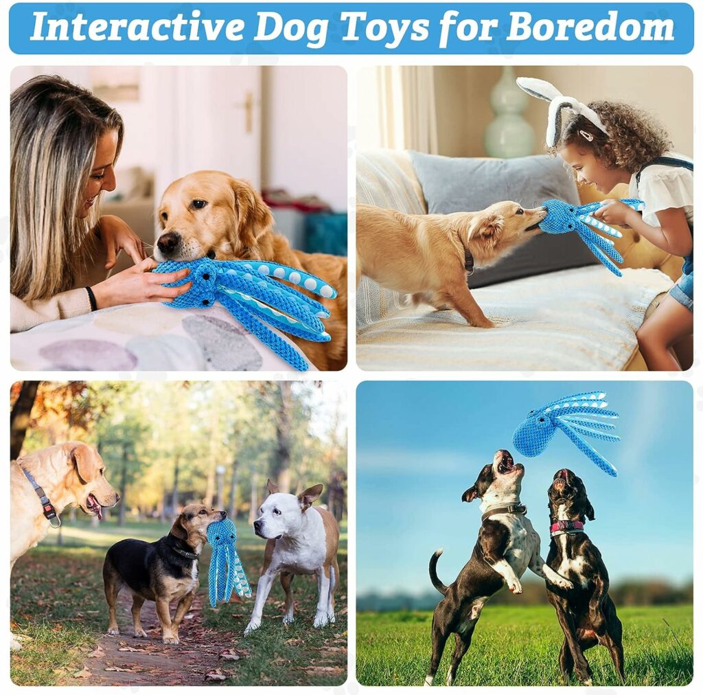 Jeefome Dog Toys/Large Dog Toys/Squeaky Dog Toys/Dog Toys for Large Dogs/Plush Dog Toys/Big Dog Toys/Stuffed Dog Toys/Durable Dog Toys/Dog Chew Toys for Small, Medium, Large Dogs