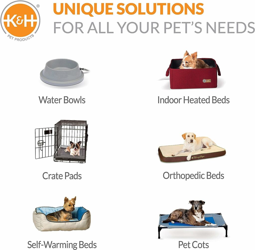 KH Pet Products Raised Cooling Outdoor Dog Bed, Portable Elevated Dog Bed, Washable Mesh Pet Camping Gear, Heavy Duty Metal Frame Cat Hammock Bed, Inside Outside Dog Cot Bed, Small Chocolate/Black