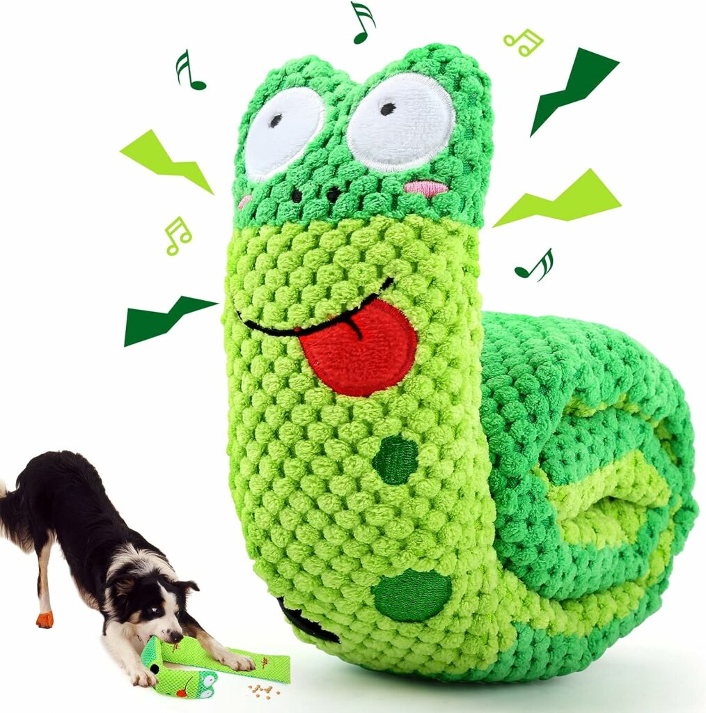 Letsmeet Squeak Dog Toys Stress Release Game for Boredom, Dog Puzzle Toy IQ Training, Dog Snuffle Toys Foraging Instinct Training Suitable for Small Medium and Large Dogs
