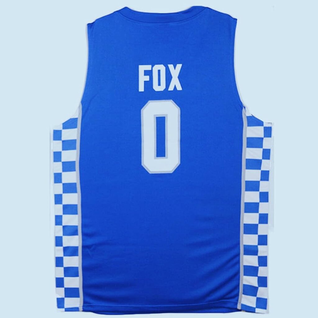 Mens Kentucky Collegiate Athletic #0 Retro Embroidery Basketball Jersey