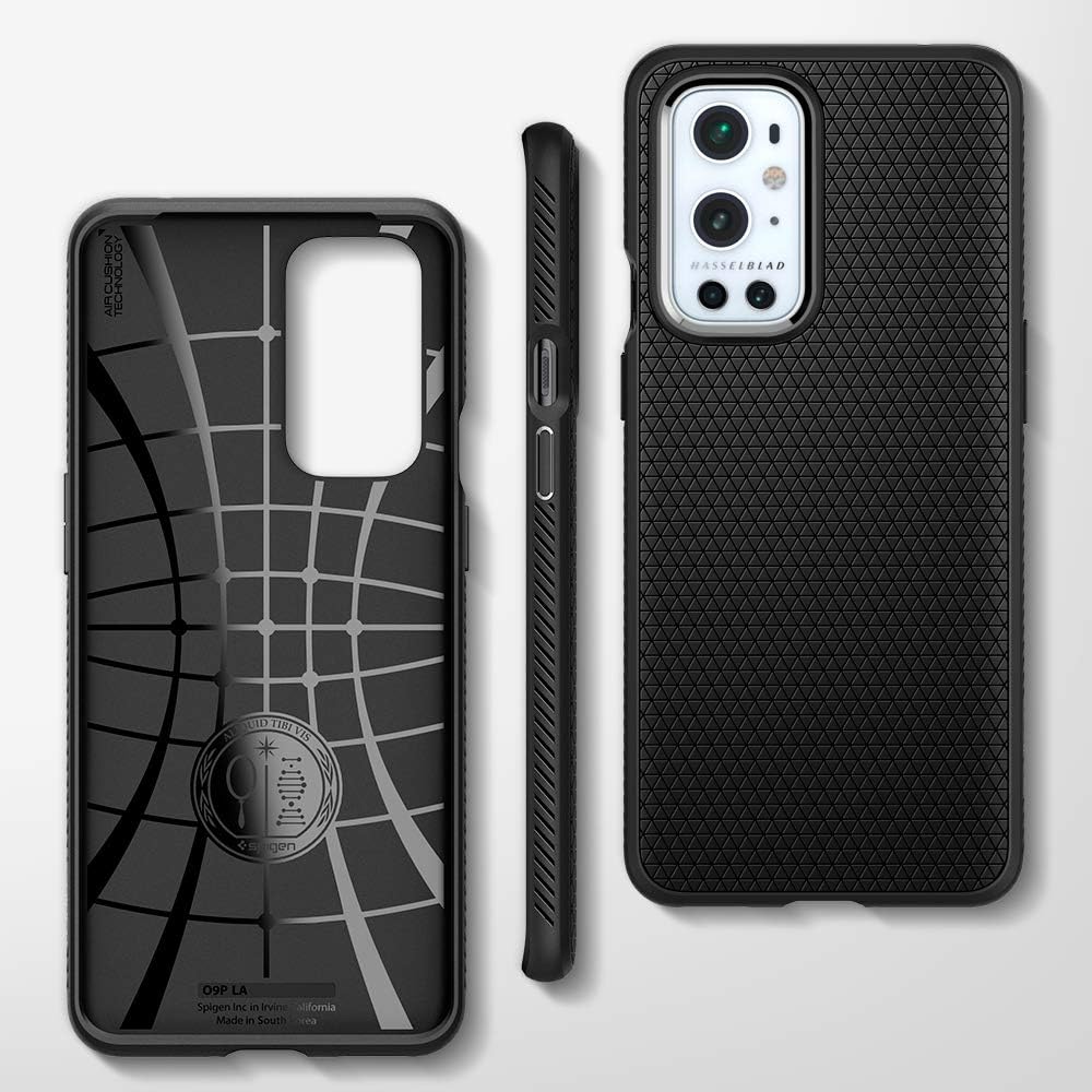 Spigen Liquid Air Armor Designed for OnePlus 9 Pro Case 5G (2021) - Matte Black