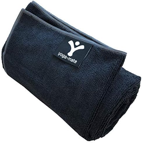 YOGA · MATE Perfect Yoga Towel Super Soft, Sweat Absorbent, Non-Slip Bikram Hot Yoga Towels | Best Size for Mat - Ideal for Hot Yoga  Pilates!