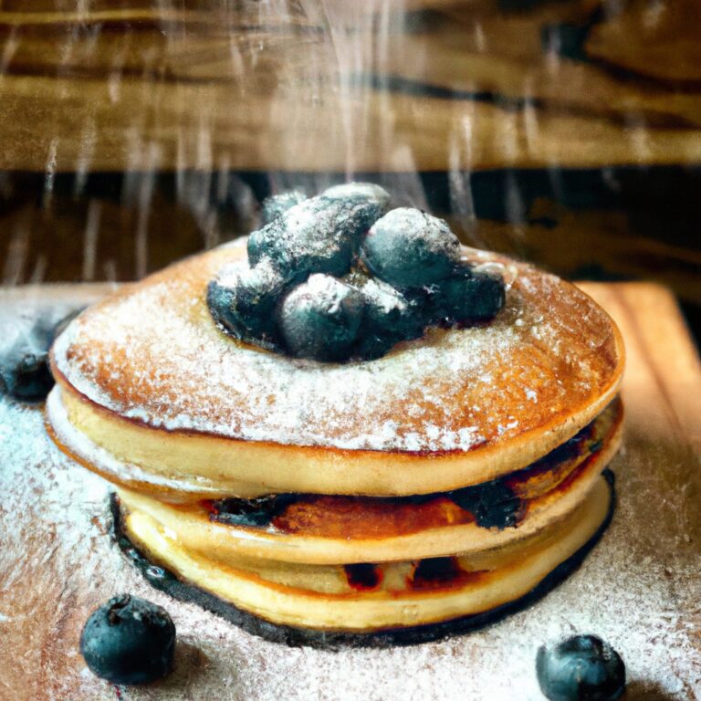 Fluffy Blueberry Pancakes Recipe