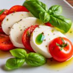 "Fresh Caprese Salad Recipe with Balsamic Glaze"