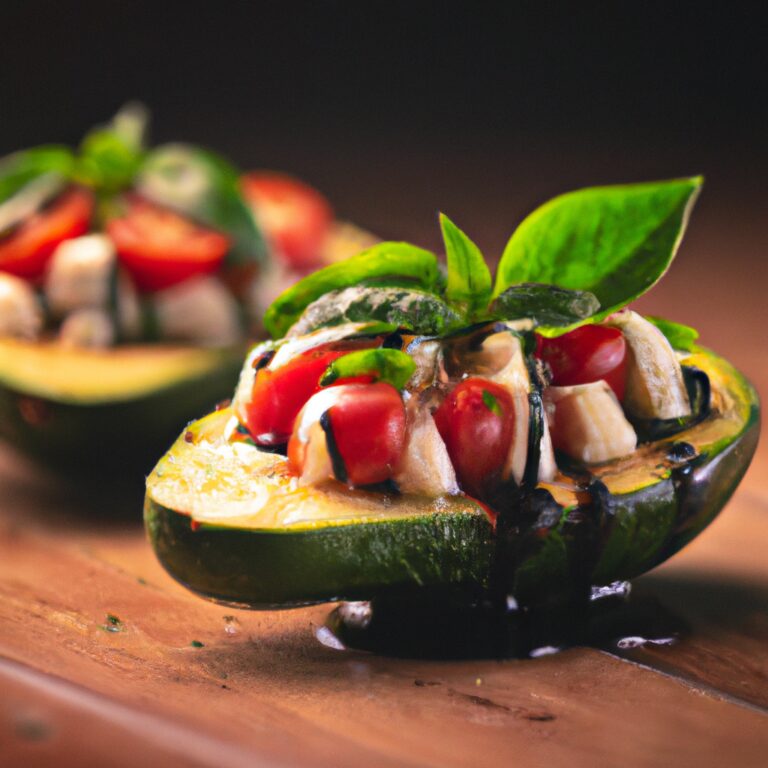 Caprese Stuffed Avocado Recipe